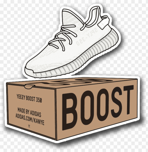 yeezy boost cream white - transparent yeezy 350 PNG Image with Clear Isolated Object