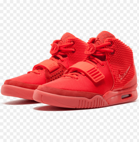 yeezy red october PNG with alpha channel for download