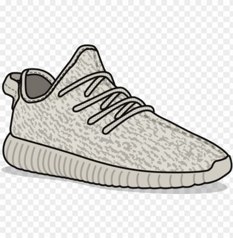 yeezys shoes - cartoon yeezy PNG images for banners