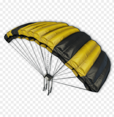 yellow and black parachute Transparent background PNG clipart