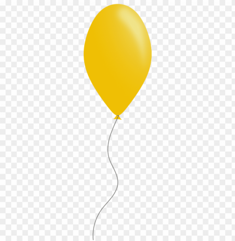 yellow balloon lwey7k clipart - yellow balloons cartoon PNG photo