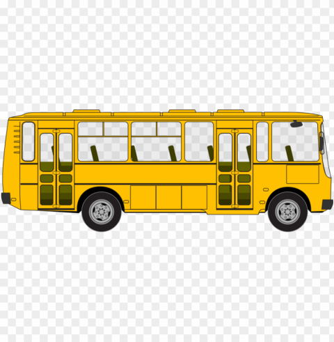 yellow bus Clear PNG graphics
