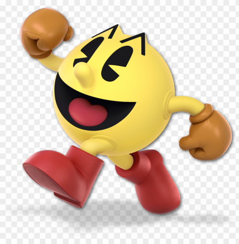 yellow cartoon product technology - super smash bros ultimate pac ma Clear Background PNG Isolated Design PNG transparent with Clear Background ID e709b202