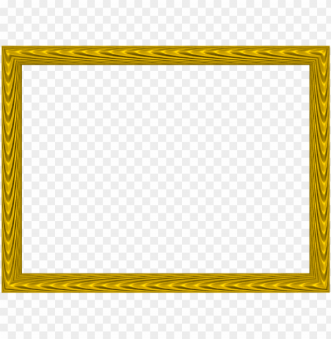 yellow elegant fabric fold embossed frame rectangular - gold color border desi Isolated Subject on HighResolution Transparent PNG