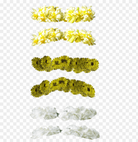 yellow flower crown PNG files with transparent canvas extensive assortment
