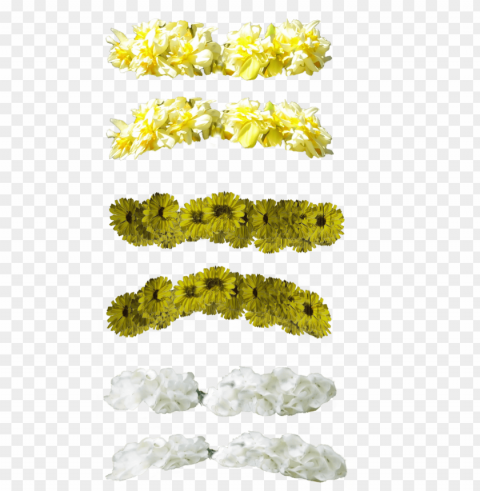 Yellow Flower Crown PNG Files With Transparent Canvas Extensive Assortment