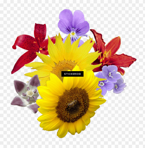 yellow flowers bouquet - flower bouquet Transparent Background Isolated PNG Illustration