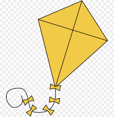 yellow kite - kite PNG Isolated Subject with Transparency