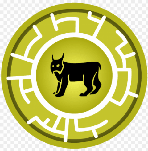 yellow lynx creature power disc - wild kratts lion power disc PNG for digital art