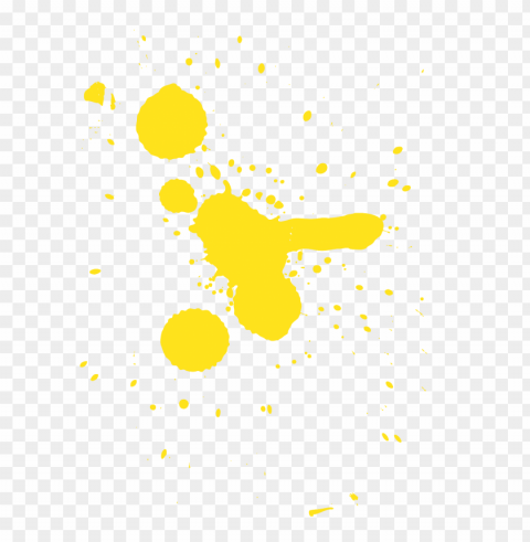 yellow paint splash Clear Background PNG Isolated Subject