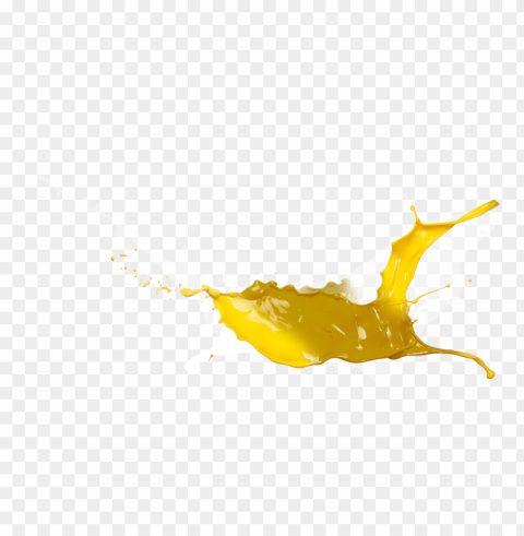 Yellow Paint Splash PNG Files With Clear Background Variety