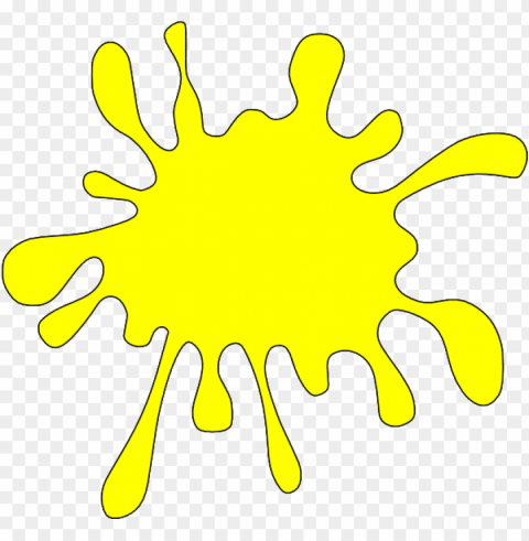 yellow paint splash PNG files with no background bundle PNG transparent with Clear Background ID 34b8d193