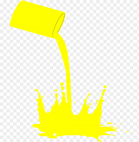 yellow paint splash PNG files with transparent backdrop