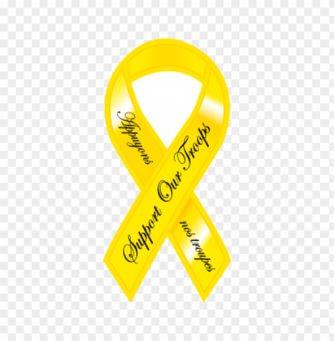 yellow ribbon vector logo free download PNG images with transparent elements pack