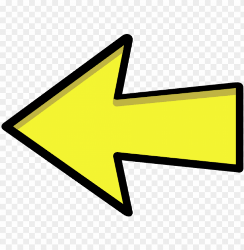 yellow right arrow Transparent PNG Isolated Illustrative Element