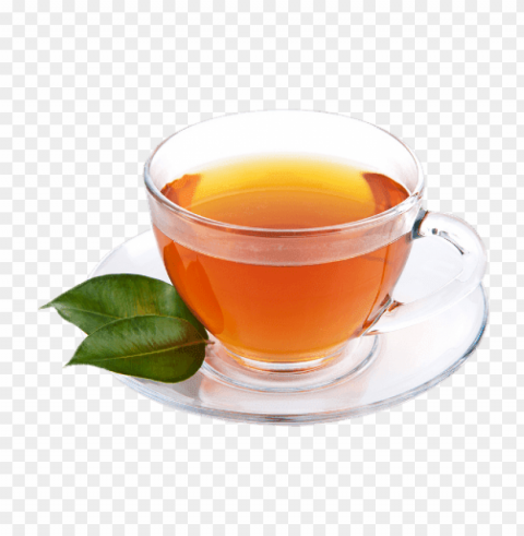 Yellow Tea Cup Isolated PNG Object With Clear Background