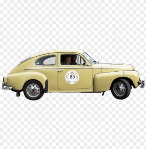 yellow vintage car tote ba PNG images with clear backgrounds