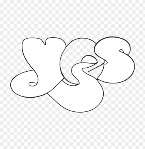 yes band vector logo download free PNG images with clear background
