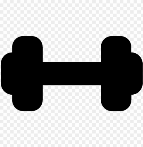 Ym Dumbbell Vector - Black Dumbbells Ico Transparent PNG Isolated Illustrative Element