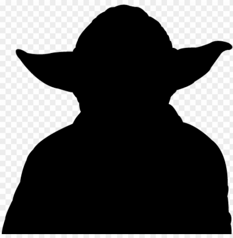 yoda - silhouette HD transparent PNG PNG transparent with Clear Background ID 47a9a711