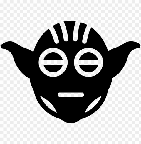 yoda svg icon free- yoda psd icon PNG images with no limitations