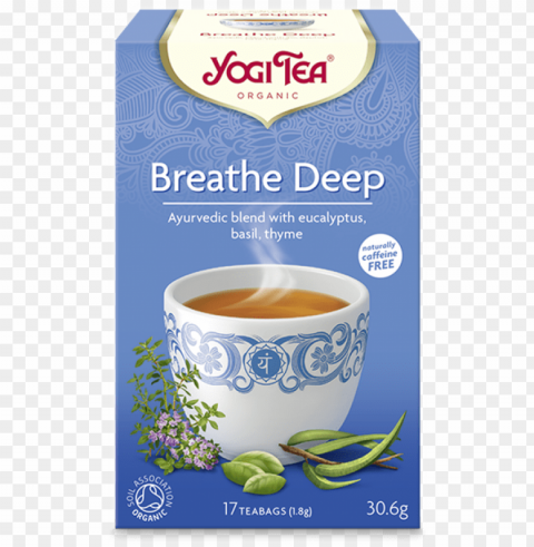 yogi tea breathe dee PNG images with clear alpha channel
