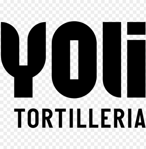 Yoli Tortilleria Black - Si Isolated Item On Clear Transparent PNG