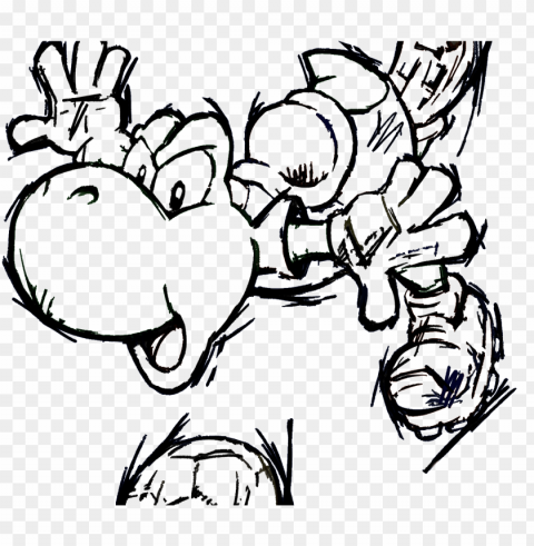 yoshi futbol - mario soccer coloring pages Free download PNG with alpha channel extensive images