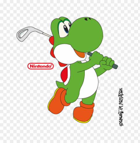 yoshi golf vector logo free download PNG isolated