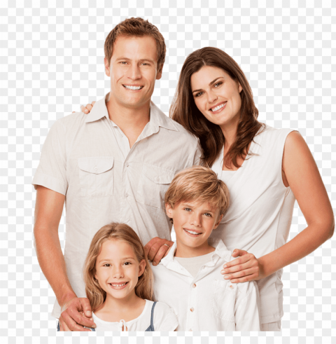 young family with healthy smiles - family Free PNG images with clear backdrop