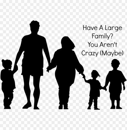 your arenu0027t crazy - family silhouette baby PNG images for mockups