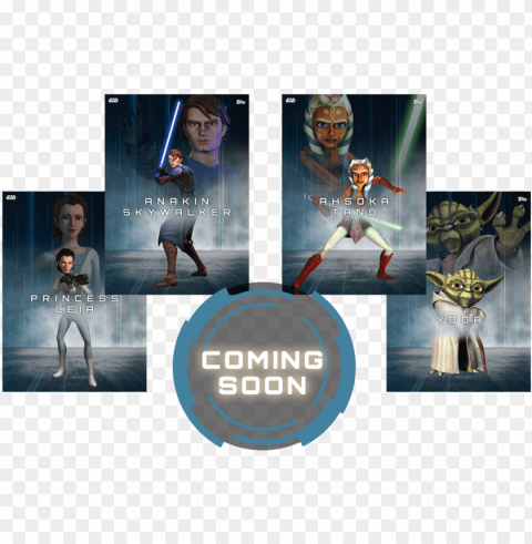 your favorite star wars characters are ready for action - star wars the clone wars official episode guide series PNG files with transparency