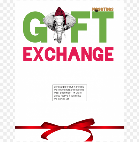 Youre Gonna Our White Elephant Gift Exchange High-resolution Transparent PNG Images Set