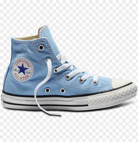 youths chuck taylor seasonal - converse all star sky blue PNG with clear overlay