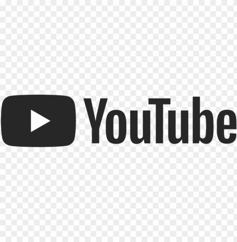 youtube logo black PNG transparent backgrounds - Image ID 8ef2a87e