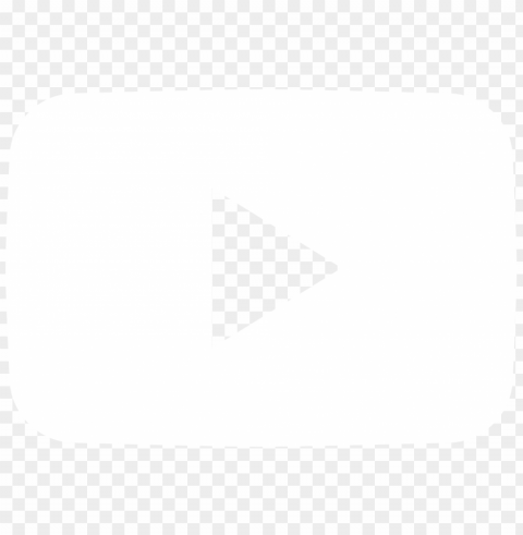 Youtube logo white PNG transparency images