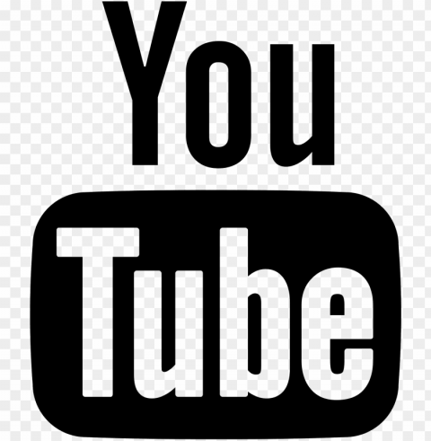 youtube logo white clipart free download - youtube icon white Isolated Subject in Transparent PNG