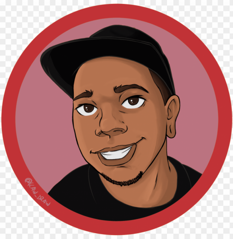 youtuber avatar - cool black guy cartoo Clear background PNGs