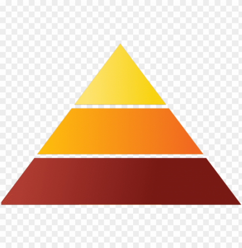 yramid clipart tier - pyramid shape Transparent Background PNG Isolated Graphic