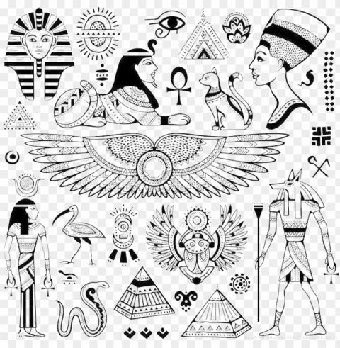 yramids ancient egypt hieroglyphs - egypt symbols PNG pics with alpha channel
