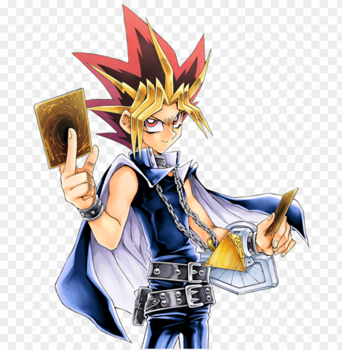 yugi default - yu gi oh Isolated Artwork on Clear Background PNG