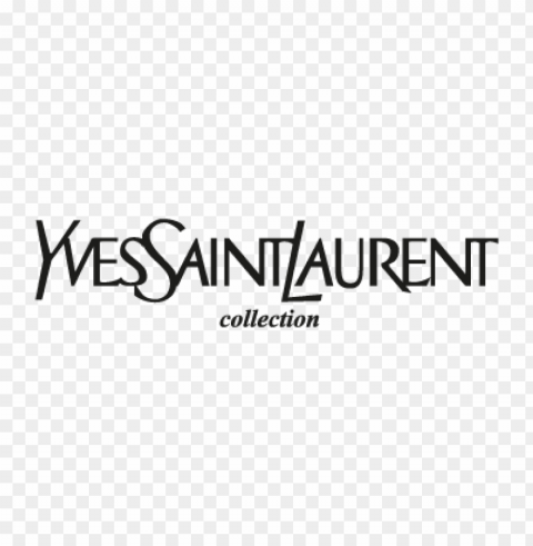 yves saint laurent collection vector logo PNG images with transparent backdrop