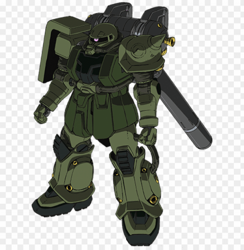 zaku ii thunderbolt-ova - gundam zack PNG Isolated Subject with Transparency