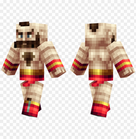 zangief - zangief skin minecraft Isolated Element on HighQuality PNG PNG transparent with Clear Background ID 8db99cf1