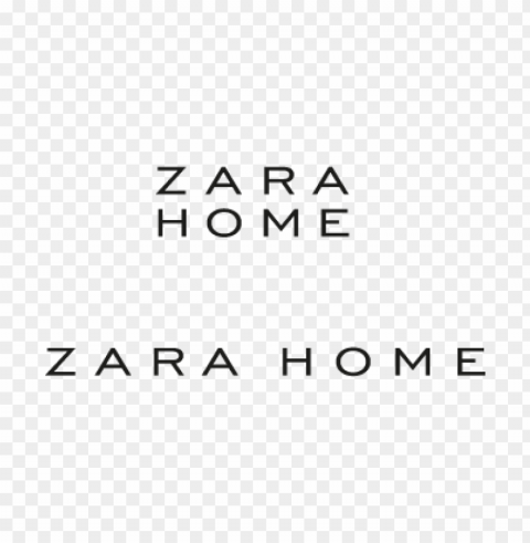 zara home vector logo free download PNG Image Isolated with Transparent Clarity
