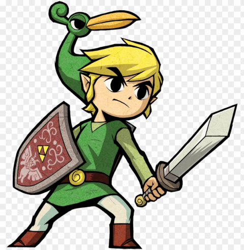 zelda sticker - link zelda minish ca PNG Image with Transparent Isolated Graphic