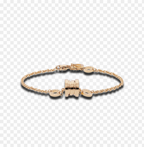 zero1 soft bracelet in 18 kt pink gold - bvlgari b zero1 手鍊 PNG images for editing