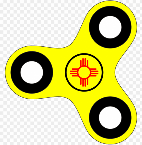 zia flag fidget spinners - new mexico real fla Transparent Background Isolated PNG Character