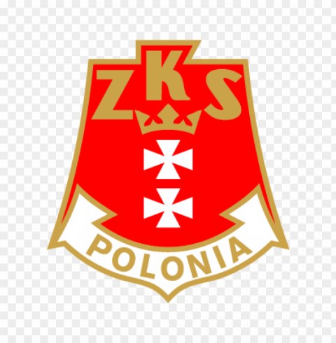 zks polonia gdansk vector logo Transparent Background PNG Isolated Item