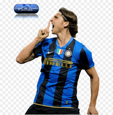 zlatan ibrahimovic inter Isolated Character in Transparent PNG Format